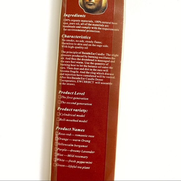 100% organic Ear candles wax candling therapeutic homeopathic - Picture 4 of 5